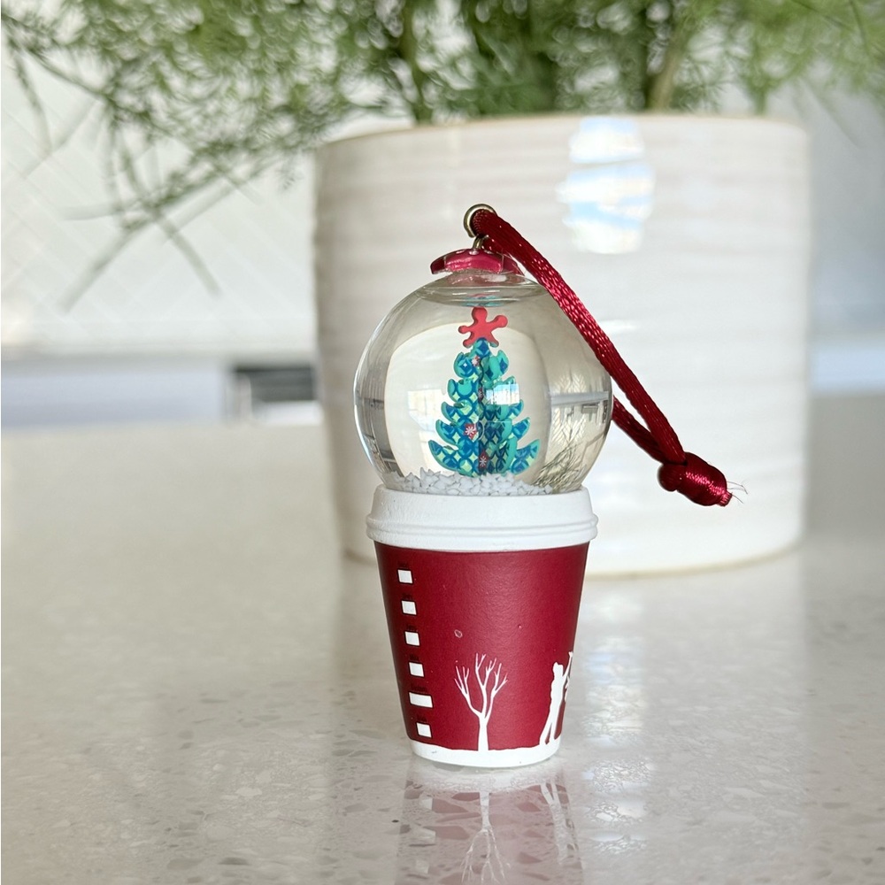 Starbucks 2006 mini globe ornament RARE - Picture 2 of 5